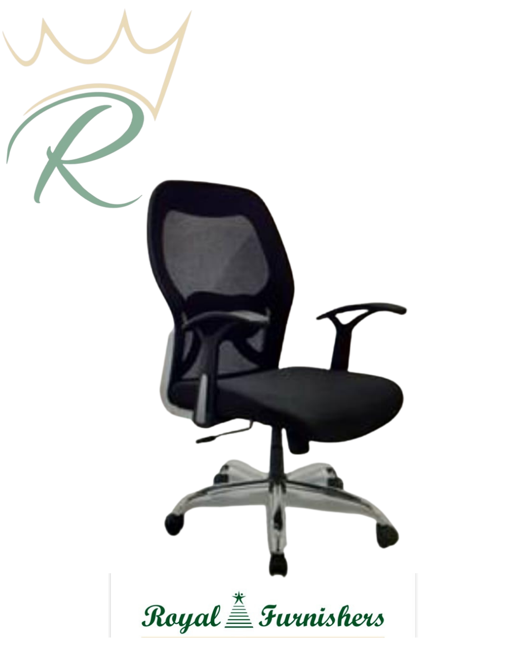Mash Zali Back Seat Revolving Chair with Arms